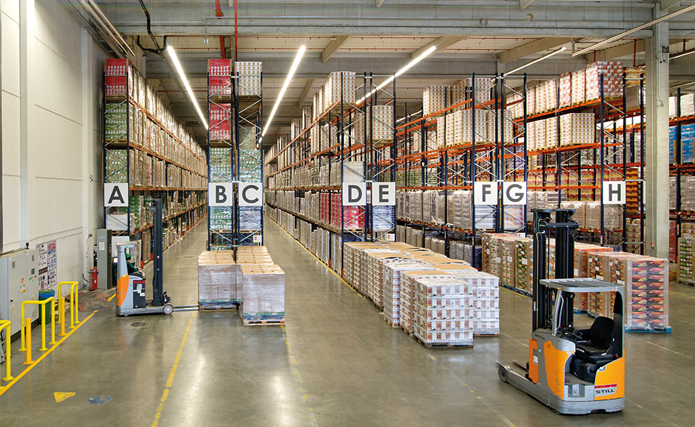 El depósito de JAS-FBG S.A. tiene capacidad para almacenar 10.820 pallets