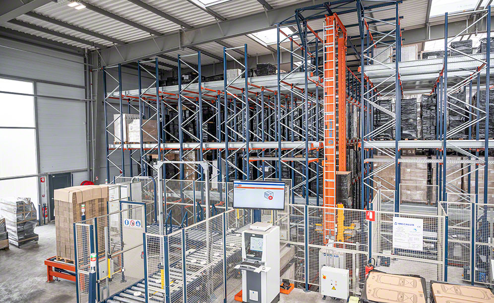 El depósito automático de Verlhac tiene espacio para alojar 2.240 pallets